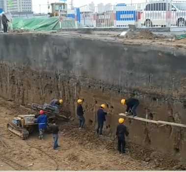 唐山滦县土钉墙支护